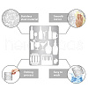 Stainless Steel Metal Cutting Dies Stencils DIY-WH0289-097-5