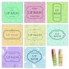 CRASPIRE 80Pcs 8 Style Custom Lip Balm DIY Label Sticker DIY-CP0007-95H-1