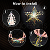PET Snowflake Pendant Decorations AJEW-WH20020-014C-6