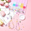 Glass with Transparent Acrylic Beads for DIY Mobile Phone Chain Making Kit DIY-FS0006-74A-8