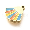 Ion Plating(IP) 304 Stainless Steel Charms STAS-C115-04G-2