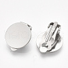 304 Stainless Steel Clip-on Earring Findings STAS-T045-33D-P-2