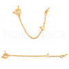 6Pcs 6 Style Brass Cable Chain Necklace Making FIND-AB00047-5