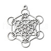 Non-Tarnish 201 Stainless Steel Pendants STAS-D041-06P-1