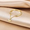 925 Sterling Silver Finger Rings for Women RJEW-C133-02G-1