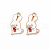 Alloy Enamel Pendants ENAM-N054-66A-NR-2