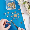Unicraftale 40Pcs 304 Stainless Steel Stud Earring Findings STAS-UN0025-27-2