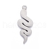 Non-Tarnish 304 Stainless Steel Pendants X-STAS-K213-06P-2