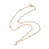 Natural Baroque Pearl Necklaces NJEW-JN04891-4