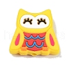 Owl Food Grade Eco-Friendly Silicone Focal Beads SIL-B001-01A-1