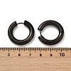 202 Stainless Steel Polishing Hoop Earrings EJEW-M106-02EB-05-5