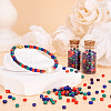 Opaque Glass Round Seed Beads GLAA-TAC0025-07A-08-13