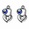 304 Stainless Steel Enamel Pendants STAS-N087-53-03P-2