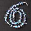 Synthetic Moonstone Beads Strands G-E573-02B-14-4