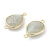 Natural Amazonite Links connectors G-L514-015E-4