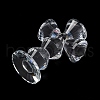Natural Quartz Crystal Cross Figurines AJEW-H154-01D-2
