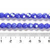 Electroplate Opaque Glass Beads Strands EGLA-A035-P6mm-A07-4