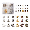 Brass Crimp Beads Covers KK-TA0007-81-14
