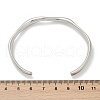 304 Stainless Steel Open Cuff  Bangles for Women BJEW-R019-03P-01-5