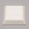 Porcelain Square Jewelry Holder DJEW-WH0050-10D-2