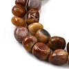 Natural Petrified Wood Beads Strands G-L621-C11-01-4