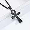Egyptian Ankh Cross 304 Stainless Steel Pendant Necklaces FS-WGB3CB3-03-1