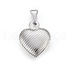 Non-Tarnish 304 Stainless Steel Pendants STAS-P209-46P-1