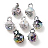 UV Plating Rainbow Iridescent Acrylic Pendants OACR-P010-19B-1