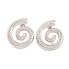 Brass Stud Earrings for Women EJEW-U015-06P-1