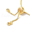 Brass Micro Pave Cubic Zirconia Silder Bracelets for Women BJEW-C070-01B-G-4