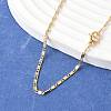 Brass Chain Necklaces MAK-L009-17G-1
