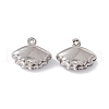 Non-Tarnish 304 Stainless Steel Charms STAS-G291-20P-1