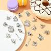 Mother's Day 100Pcs 10 Styles Tibetan Style Alloy Pendants TIBEP-CJ0002-75-5