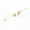 Starfish Shape Stud Earring EJEW-N099-014-NF-3