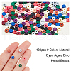  180Pcs 9 Colors Natural Agate Beads Strands G-NB0002-78-3