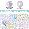 SUNNYCLUE 10 Colors Opaque Acrylic Beads SACR-SC0001-41-2