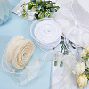 CRASPIRE 2 Rolls 2 Colors Polyester Chiffon Ribbon DIY-CP0010-72-4