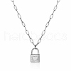 Heart Lock Pendant Necklaces XN5308-2-1