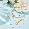 Glass Pearl Beads Strands SHEL-WH0001-009A-1-6