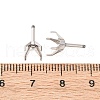 304 Stainless Steel Stud Earring Findings STAS-B091-02B-07P-3