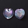UV Plating Rainbow Iridescent Acrylic Pendants OACR-C003-08D-4