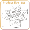 WADORN 1Pc Rhinestone Mesh Headpiece Cap OHAR-WR0001-03S-2