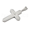 304 Stainless Steel Rhinestone Pendants STAS-G346-47C-P-2