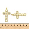 Brass Micro Pave Cubic Zirconia Pendants KK-K365-06A-G-2