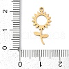 5Pcs 201 Stainless Steel Pendants STAS-K299-01B-G-3