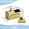 Tibetan Style Alloy My First Curl and My First Tooth Book Keepsake Box ODIS-WH0043-74A-2