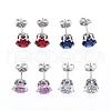 304 Stainless Steel Stud Earrings EJEW-F053-D-1