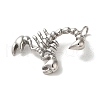 Non-Tarnish 316L Surgical Stainless Steel Pendants STAS-H194-04P-2
