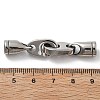 304 Stainless Steel Interlocking Clasps STAS-V008-24P-3