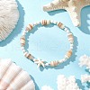 2Pcs Synthetic Turquoise Beaded Stretch Bracelets BJEW-JB11911-4